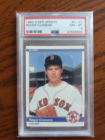 1984 Fleer Update Roger Clemens