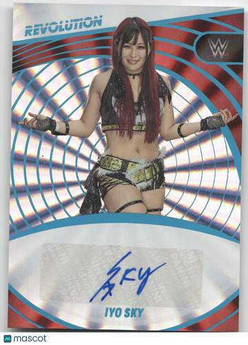 2023 Panini Revolution WWE Autographs Iyo Sky #AG-SKY Sunburst /99