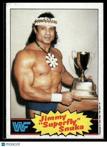 1985 Topps WWF Pro Wrestling Stars Superfly Jimmy Snuka #6