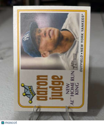 2023 Topps Heritage - Red Border Aaron Judge #1