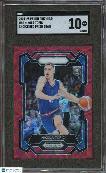 2024 Nikola Topic #10 Rookie SGC 10