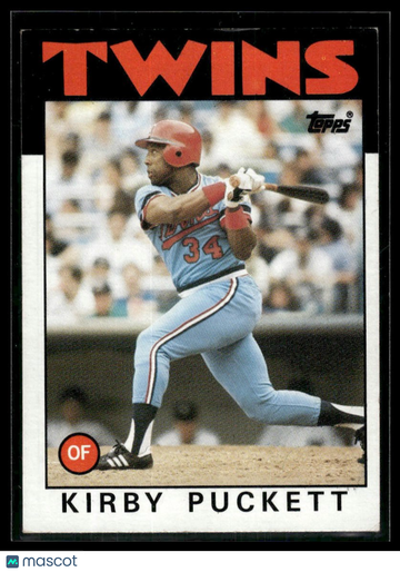 1986 Topps Kirby Puckett #329