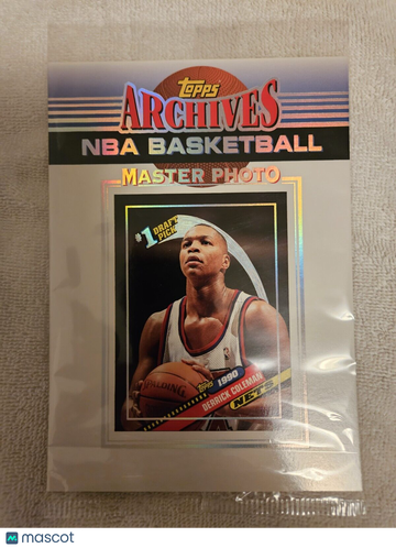 Derrick Coleman 1993 Topps Archives Master Photo 5x7 #1 Draft Pick NEW SEALED