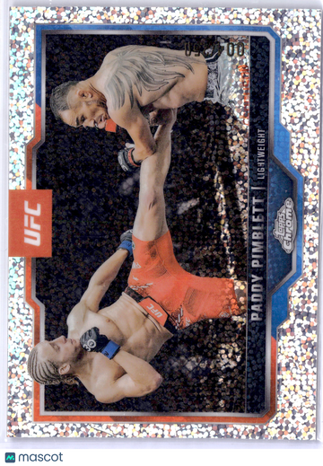 2025 Topps Chrome UFC Paddy Pimblett #177 Speckle Refractor /250