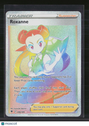 Pokemon 2022 Astral Radiance Roxanne FA HR #206/189