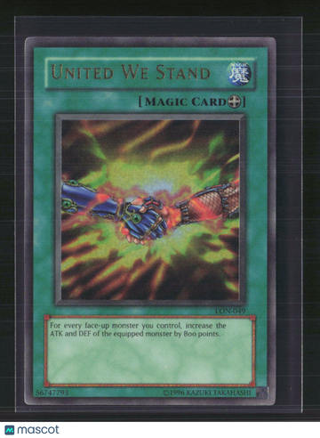 Yu-Gi-Oh! TCG 2003 Yu-Gi-Oh! Labyrinth of Nightmare United We Stand Equip Magic Card