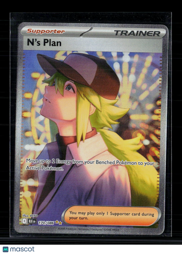 Pokemon 2025 Scarlet & Violet Black Bolt N'S Plan FA SAR #170/86