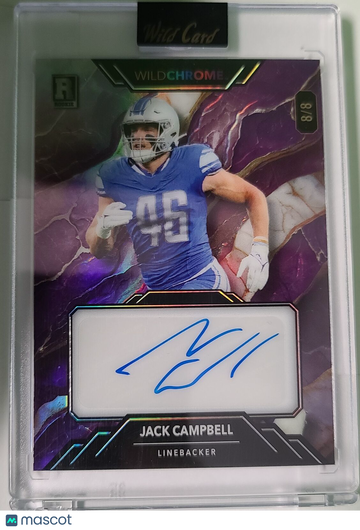 2023 Wild Card Jack Campbell #WCM-A SN,AU,/8