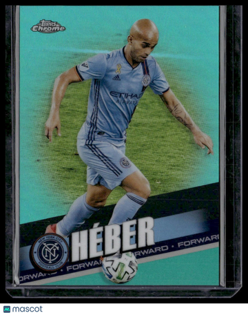 2022 Topps Chrome MLS Héber #76 Aqua SN
