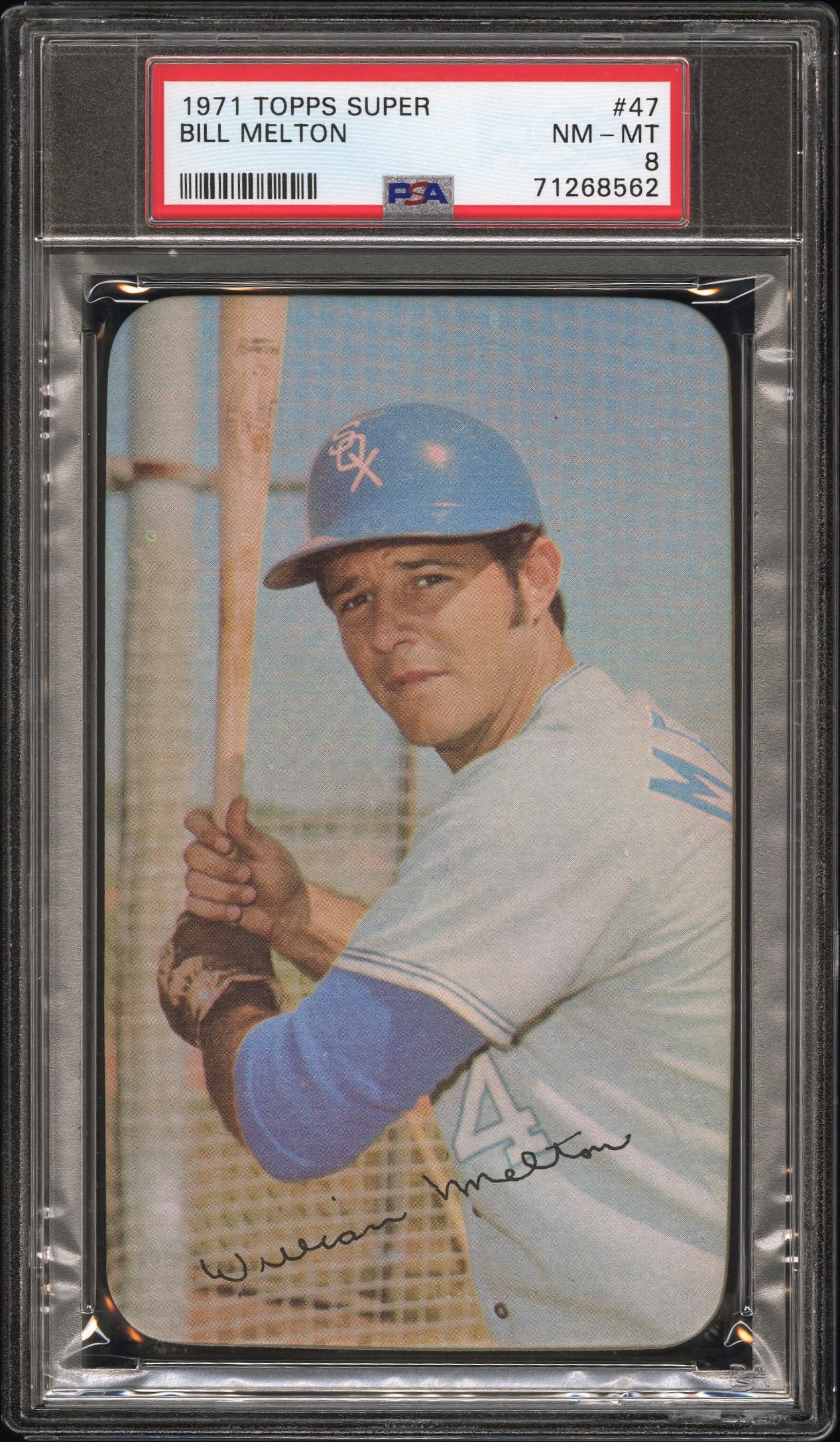 1971 Topps Super Bill Melton #47 PSA 8 P1368