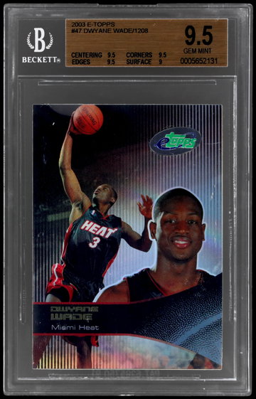 2003 Etopps Dwyane Wade BGS 9.5 RC