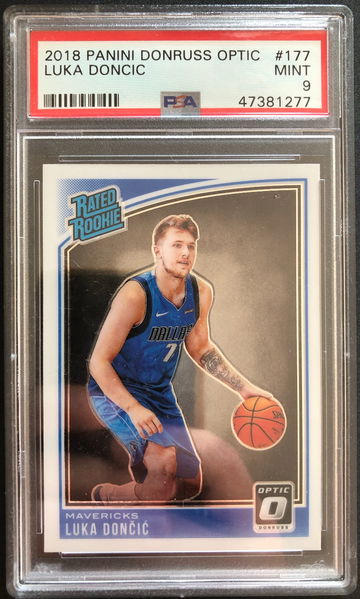 2018 Optic #177 Luka Doncic Rookie Card RC