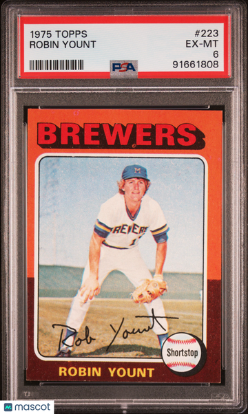 1975 Topps Robin Yount #223 PSA 6