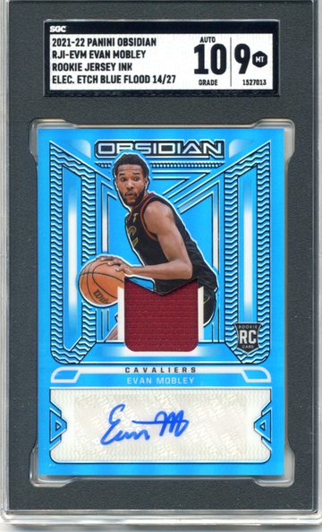 2021-22 PANINI OBSIDIAN RJI-EVM RPA 14 / 27