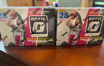 2x 2019-20 donruss optic basketball blaster sealed boxes LOT 