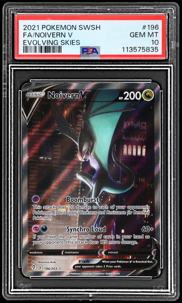 2021 Pokemon Sword And Shield Evolving Skies Noivern V Ultra Rare PSA 10