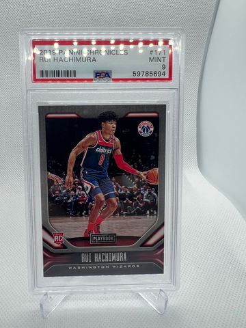 2019 Panini Chronicles Rui Hachimura RC PSA 9