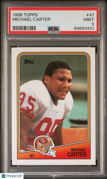 1988 Topps Michael Carter #47 PSA 9