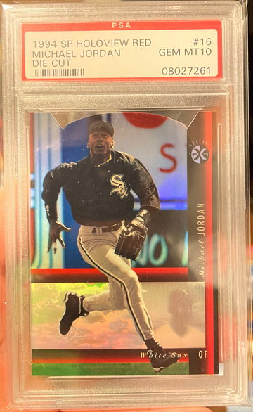 1994 SP Red Holoview Die-Cut MICHAEL JORDAN RC PSA 10