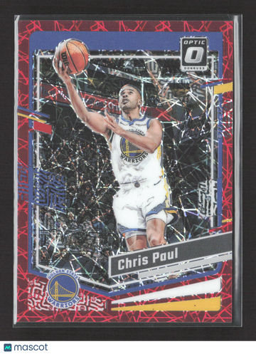 2024 Panini Donruss Optic Prizm Chris Paul #147 Red Velocity 001/299