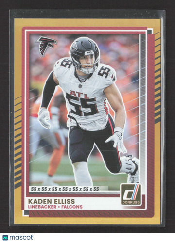 2025 Panini Donruss Football Kaden Elliss #190 Gold 44/55