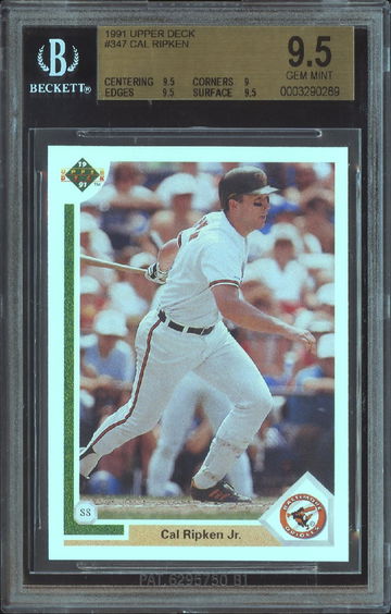 1991 Upper Deck #347 Cal Ripken BGS 9.5