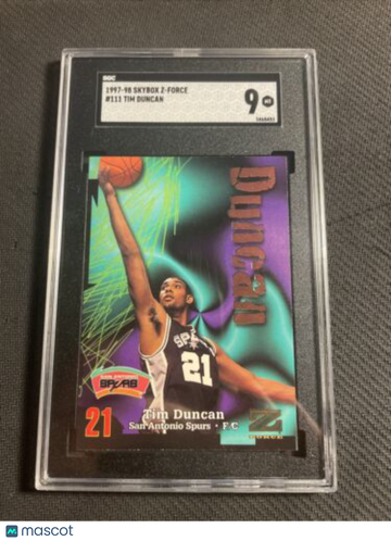 1997-98 Z-Force Tim Duncan Rookie