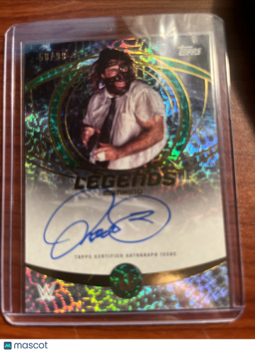 2025 Topps Mick Foley #LGA-MAN Green Short Print Topps