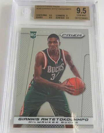 Giannis Antetokounmpo 2013 Prizm RC BGS 9.5