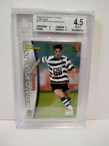2002-2003 cristiano ronaldo megacraques BGS 4.5