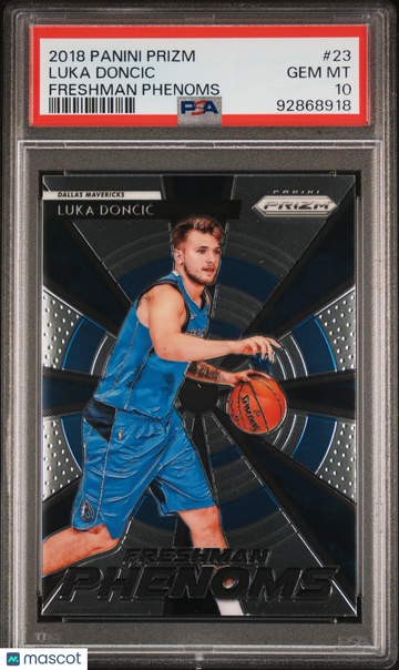 2018 Panini Prizm Freshman Phenoms Luka Doncic #23 PSA 10
