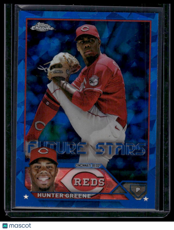 2023 Topps Chrome Sapphire Edition Hunter Greene #155