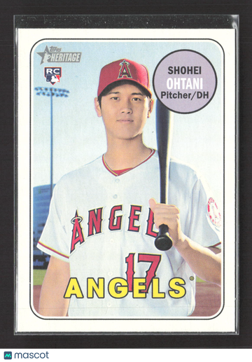 2018 Topps Heritage Shohei Ohtani #600 RC