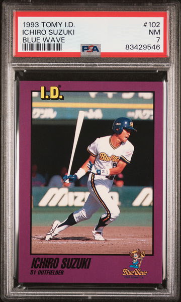 1993 Tomy Id Japan Ichiro Suzuki #102 PSA 7