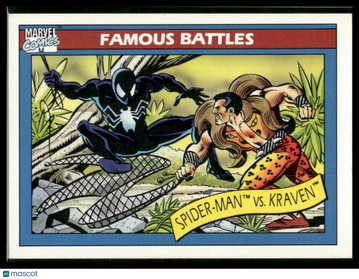 1990 Marvel Spiderman Vs Kraven #92
