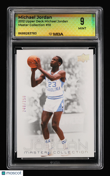 2012 Upper Deck Michael Jordan Master Collection Michael Jordan #10 MBA 9