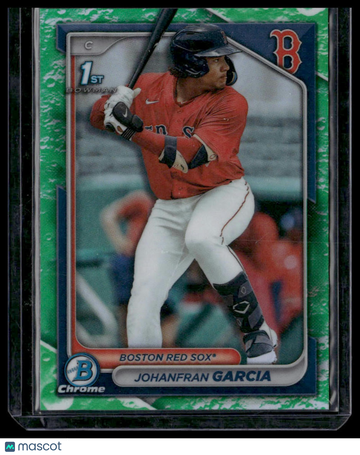 2024 Bowman Johanfran Garcia #BCP-49 Chrome Prospects Lunar Glow Refractors
