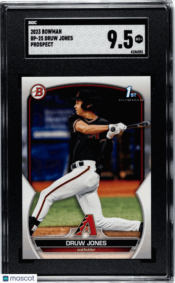2023 Bowman Druw Jones #BP-25 Prospect SGC 9.5