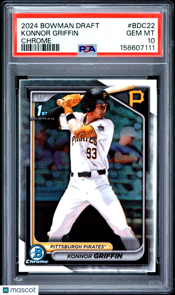 2024 Bowman Draft Konnor Griffin #BDC22 Chrome PSA 10