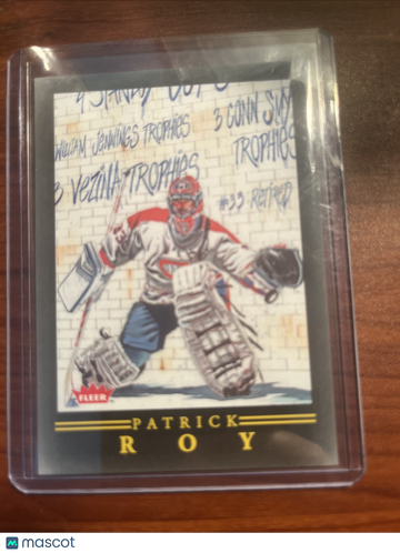 2022-23 Upper Deck Credentials Patrick Roy #2OF-5 [Base] Insert