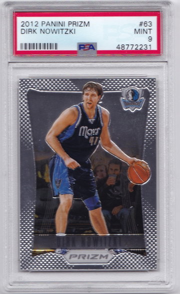 Dirk Nowitzki 2012 Prizm PSA 9 