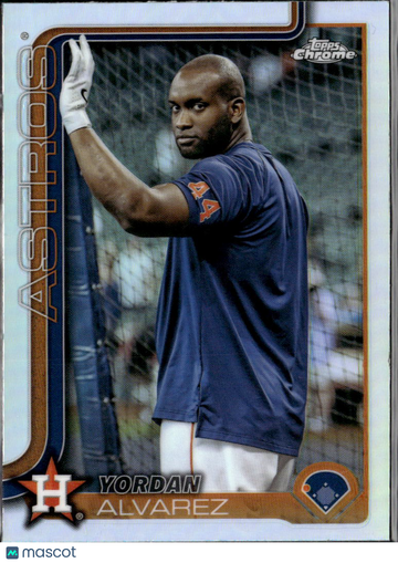 Yordan Alvarez 2025 Topps Chrome Houston Astros