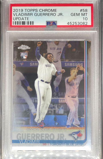 PSA 10 2019 Topps Chrome Vladimir Guerrero Jr Update #58