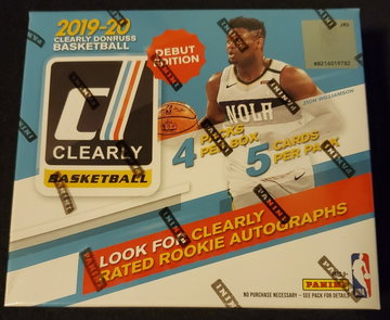2019-2020 PANINI CLEARLY DONRUSS BASKETBALL HOBBY BOX