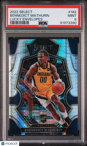 2022 Panini Select Bennedict Mathurin #182 Lucky Envelopes PSA 9