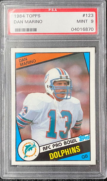 1984 Topps #123 Dan Marino PSA 9 RC