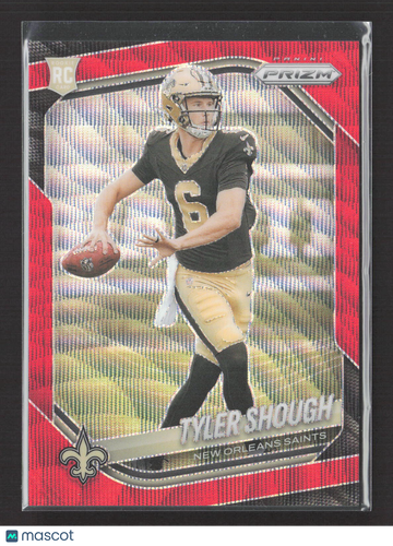 2025 Panini Prizm Tyler Shough #327 Red Wave RC