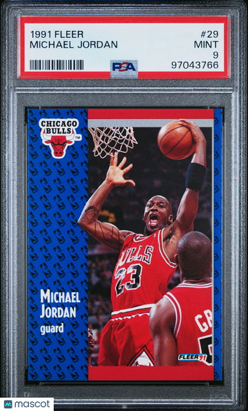 1991 Fleer Michael Jordan #29 PSA 9