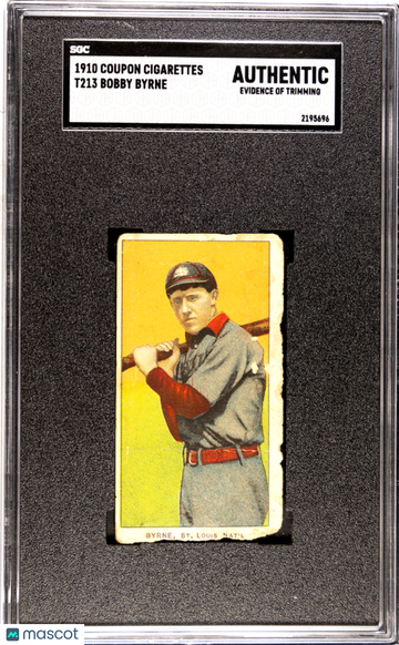 1910 Coupon Cigarettes (T213) Bobby Byrne SGC A