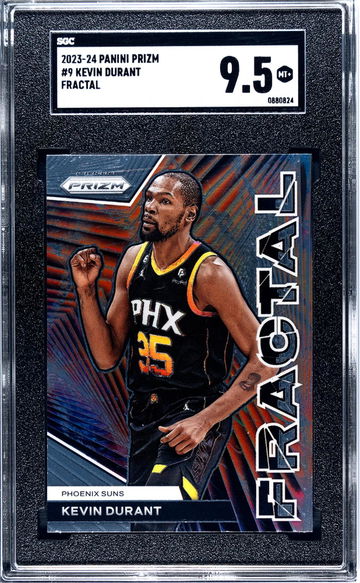 2023-24 Panini Prizm #9 Kevin Durant Fractal SGC 9.5